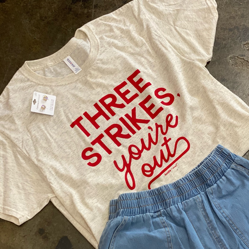 Three Strikes Tee